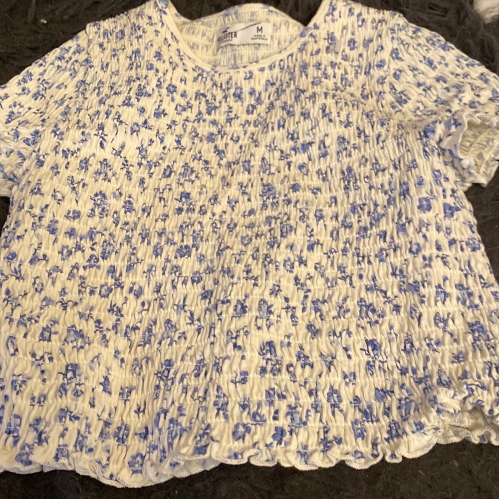 Hollister floral crop top